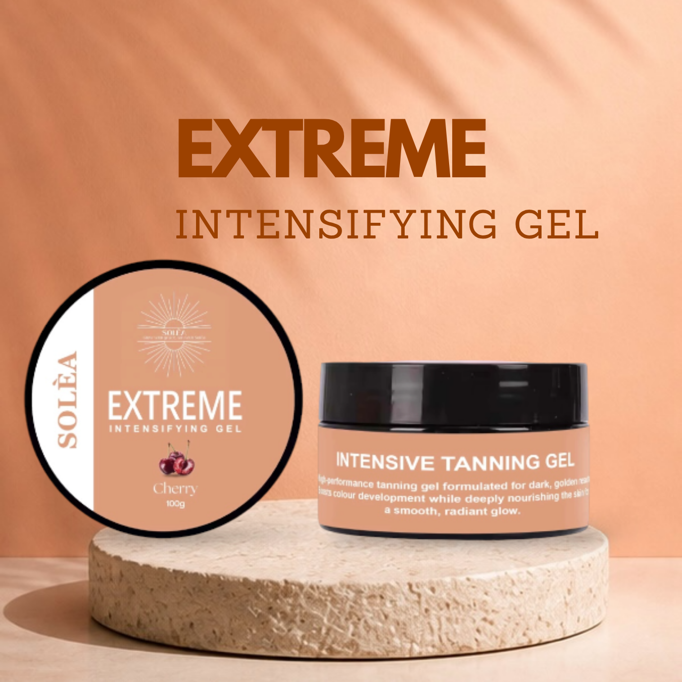 Extreme Intensifying Tanning Gel - Deep Tan, Sunbed & Outdoor Tanning Gel | Soléa